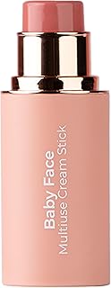 MCoBeauty Baby Face Multi-Use Cream Stick, Chouchou Nude Peach Shade, Silky Smooth, Buildable Blush for Eyes, Lips & Cheeks, Vegan, Cruelty Free Cosmetics