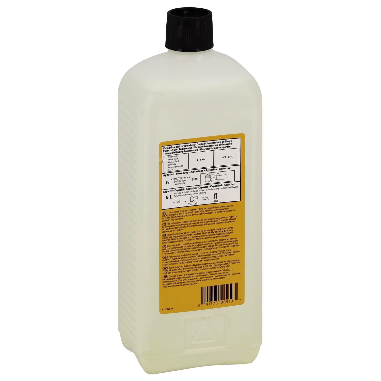 Kodak KOD682004 BW Fixateur Chimique 1 x 5 L Multicolore
