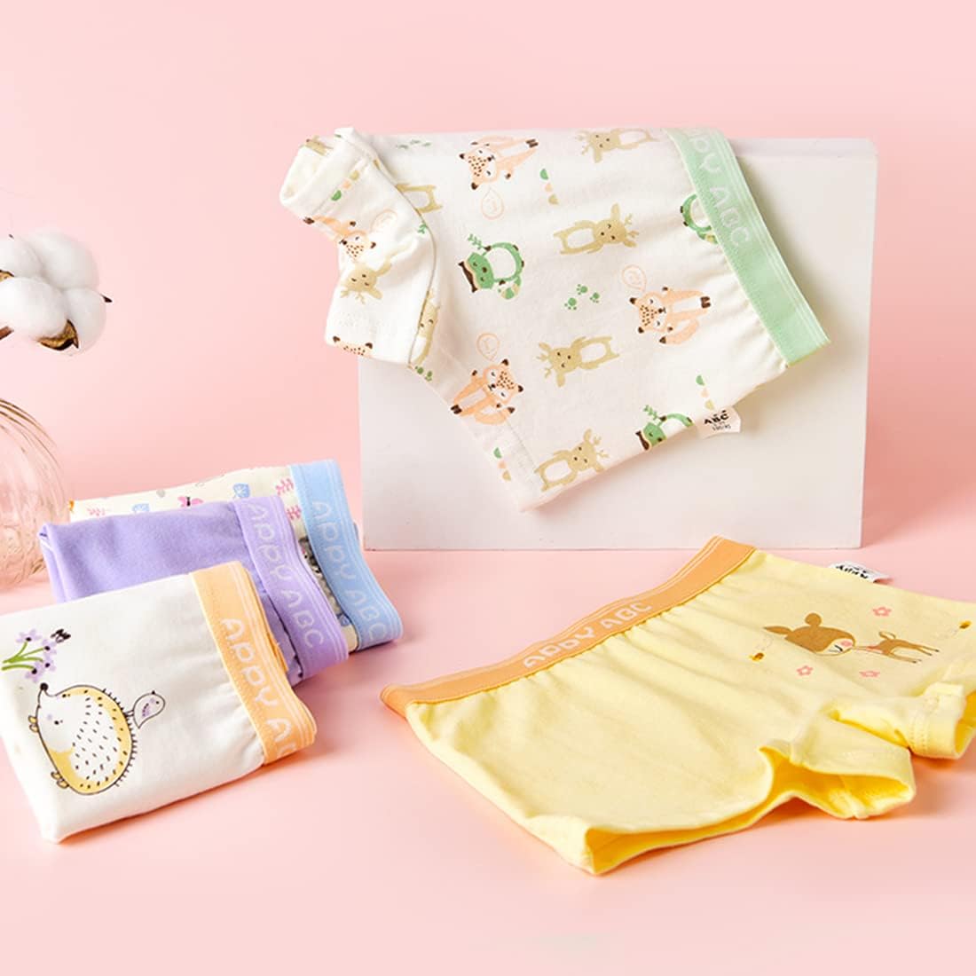 Girls Underwear Cotton Girls Boxer Briefs Comfort Breathable Little/Big Girl Shorts Briefs For 2-16 YRS - Image 2