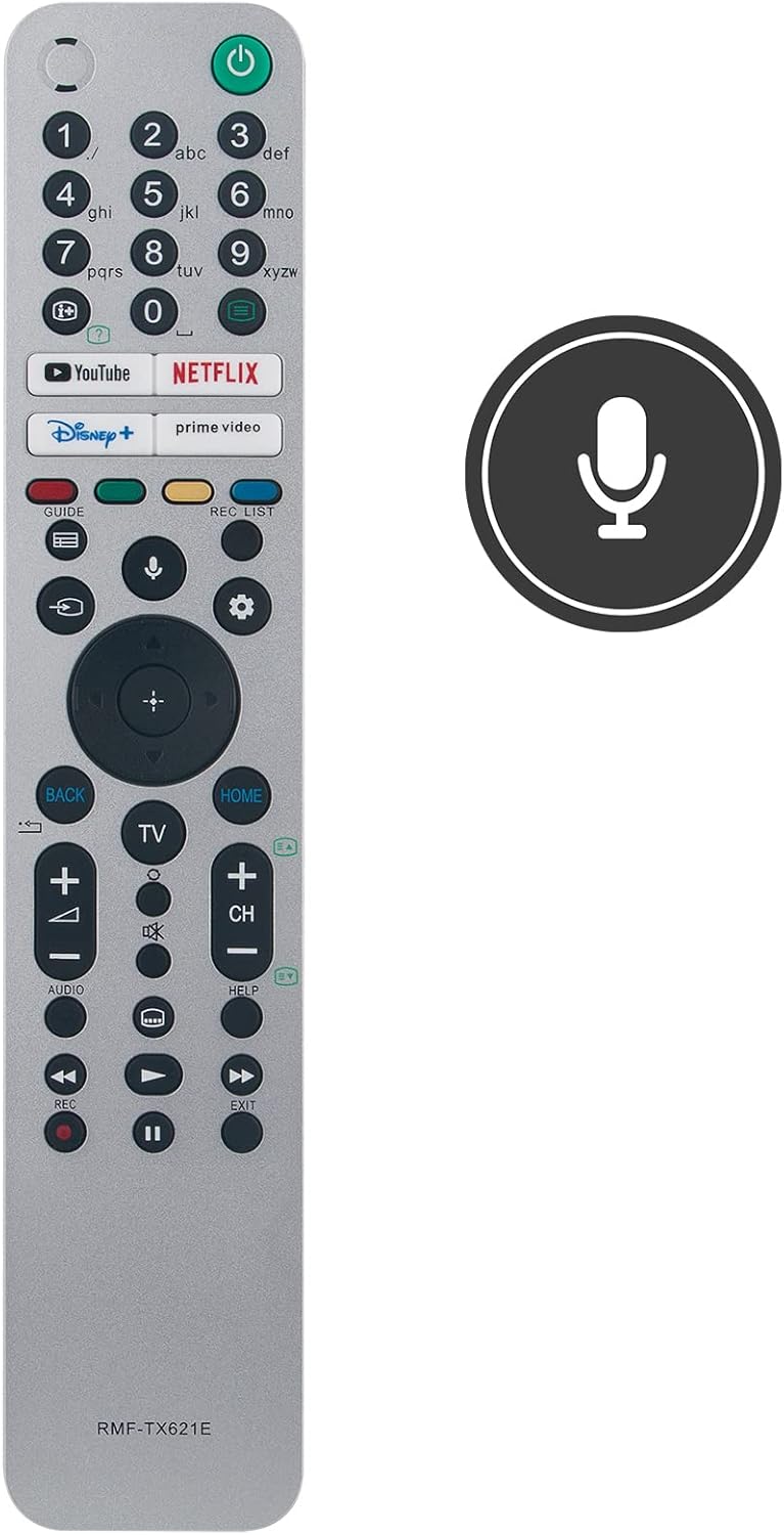 Review Beyution RMF-TX621E: descubra como transformar sua Smart TV Sony em uma experiência incrível 1 Beyution RMF-TX621E W126155094 Controle remoto por voz funciona para Smart TV Sony Bravia XR-55A90J XR-65A90J XR-83A90J XR-75Z9J XR-85Z9J XR-65X95J XR55A90J XR65A90J XR83A90J 0J XR755 Z9J XR85Z9J