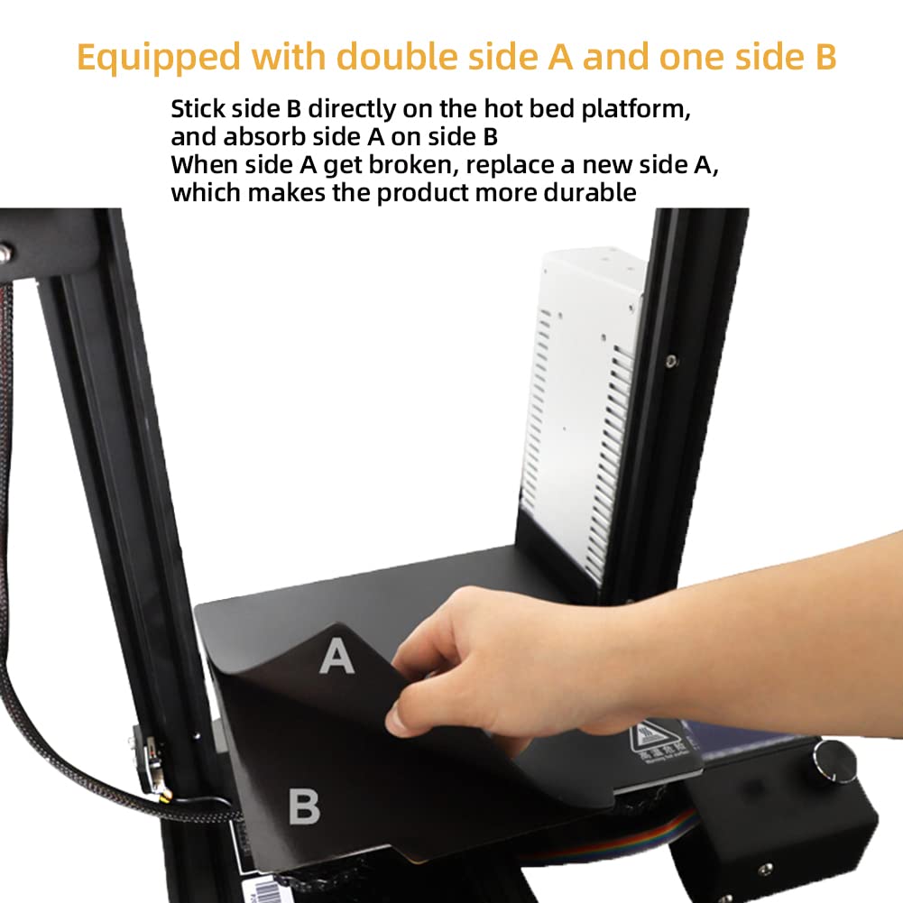 Installation of the magnetic build surface onto a 3D printer hot bed