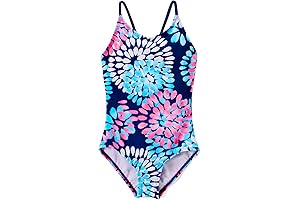 Girls' Daisy Beach Sport One-Piece Swimsuit