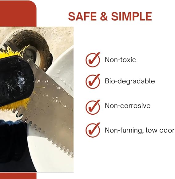 Tenon Concrete & Masonry Dissolver - Remove Concrete, Cement, Mortar, Grout, Stucco, and Masonry from Tools, Mixers, Wood, Plastic, and Aluminum, Ready-to-Use, Non-Toxic (55 Gallon)