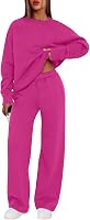 XIEERDUO Women's 2 Piece Sweatsuits - Matching Crewneck Lounge Sets, Soft Track Suits for Fall 2025 Outfits