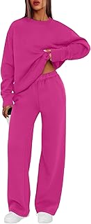 Sweatsuits Women 2 Piece Outfit Matching Lounge Sets Fall Outfits 2025 Fashion Clothing Crewneck Track Suits