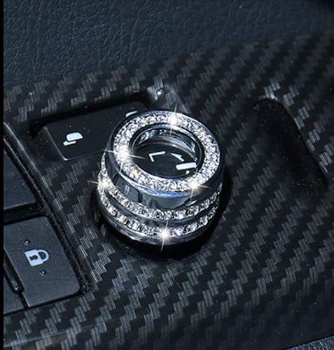 Miniatura 8 de HAILWH Bling Accessories - Anillo de aplicación para Toyota Camry 2018-2020 Camry HEV decoración refit diamantes de imitación cubierta de palanca de