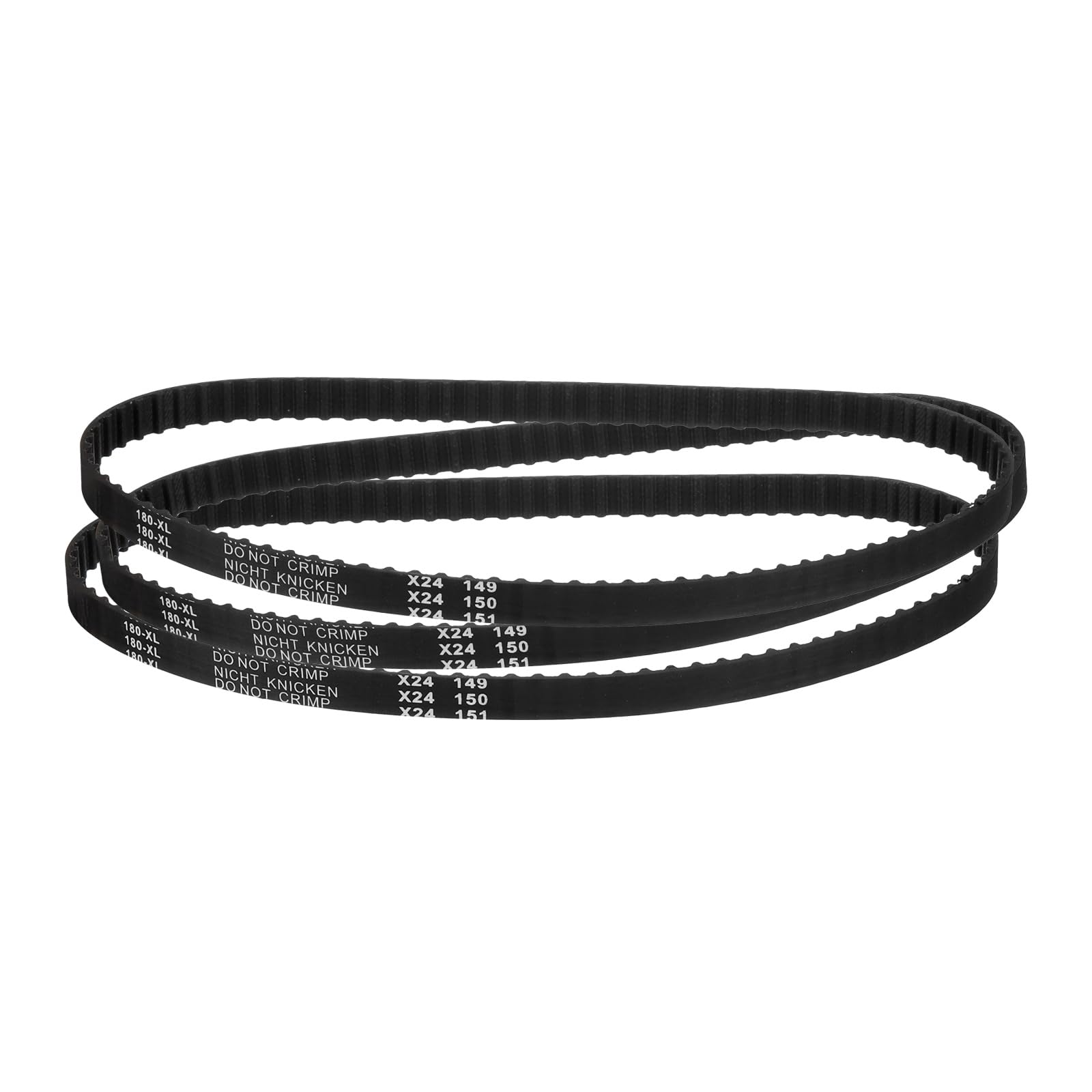 uxcell 4pcs 160XL 037 Timing Belt 80 Teeth Rubber Geared Cogged Belt, 0.37" Width, 0.20" Pitch Mechanical Replacement Belts — Amazon image 20