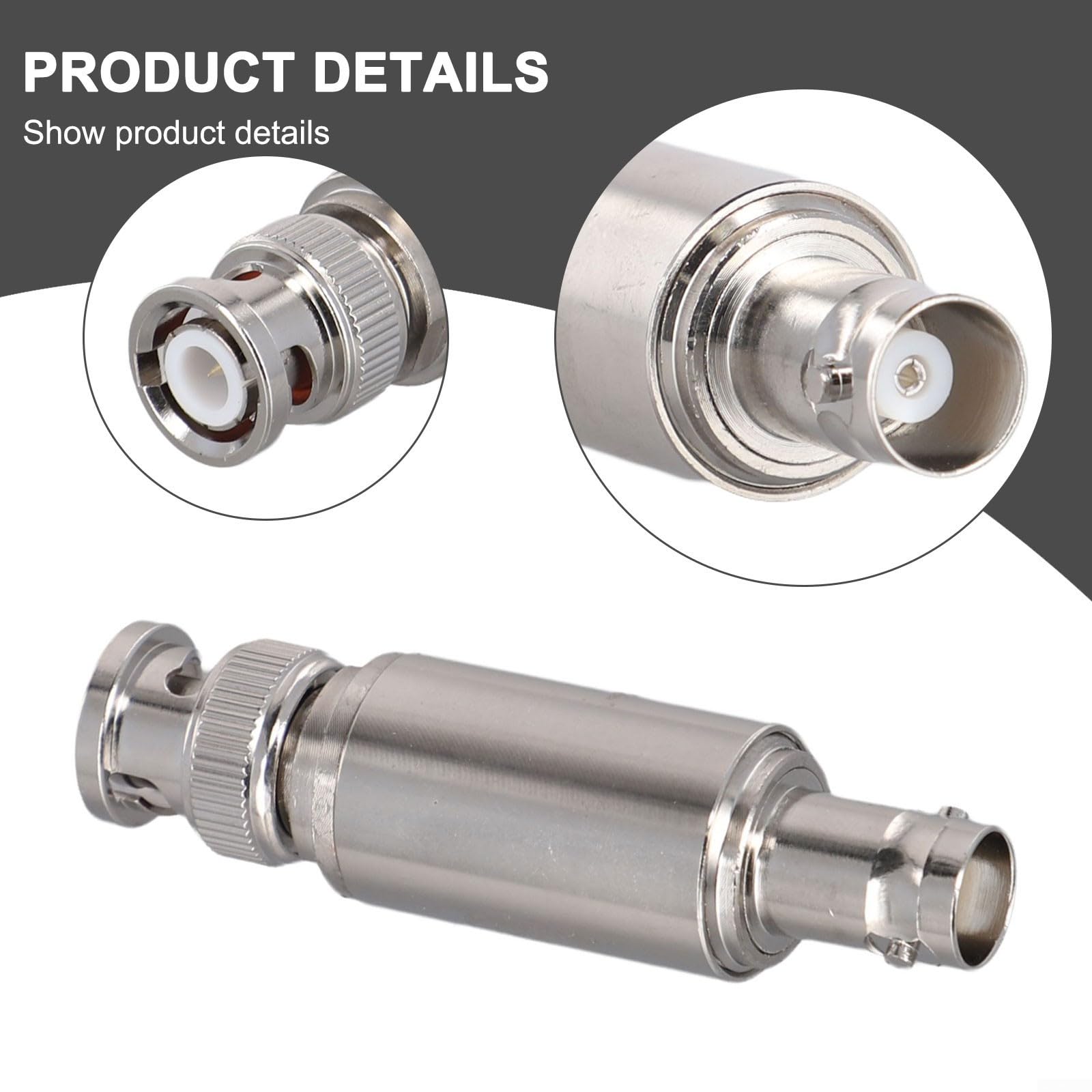 Connettore coassiale attenuatore fisso Bnc da 50 ohm, alloggiamento metallico 5W DC-3GHz con riduzione del segnale opzionale 1-40dB, per apparecchiature di prova RF (3DB)