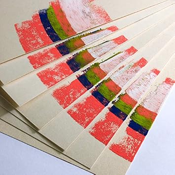 Uart Sanded Pastel Art Paper, Off-White, 9 x 12 Paper, Grit #320, 10 Sheet Pack