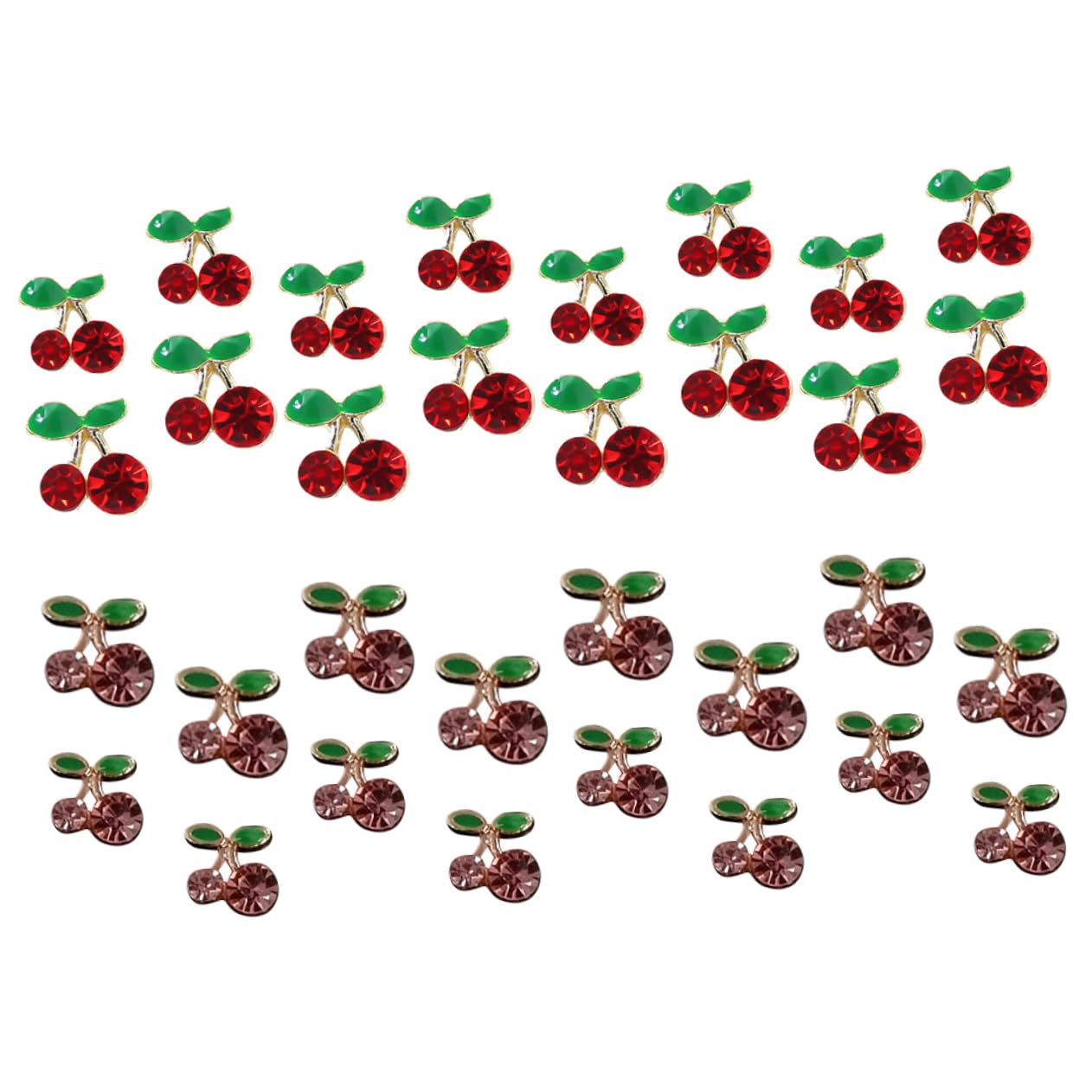 Abaodam 96pezzi Ciondoli Per Unghie Forma Di Decorazioni Nail Art Con Strass Per Manicure Di Ornamenti Per Unghie Per Donne e Appassionati Di