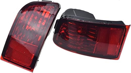 Kison 2 piezas parachoques trasero reflector faro antiniebla izquierda derecha para Toyota Land Cruiser Prado 120 Series Grj120 Trj120 Fj120