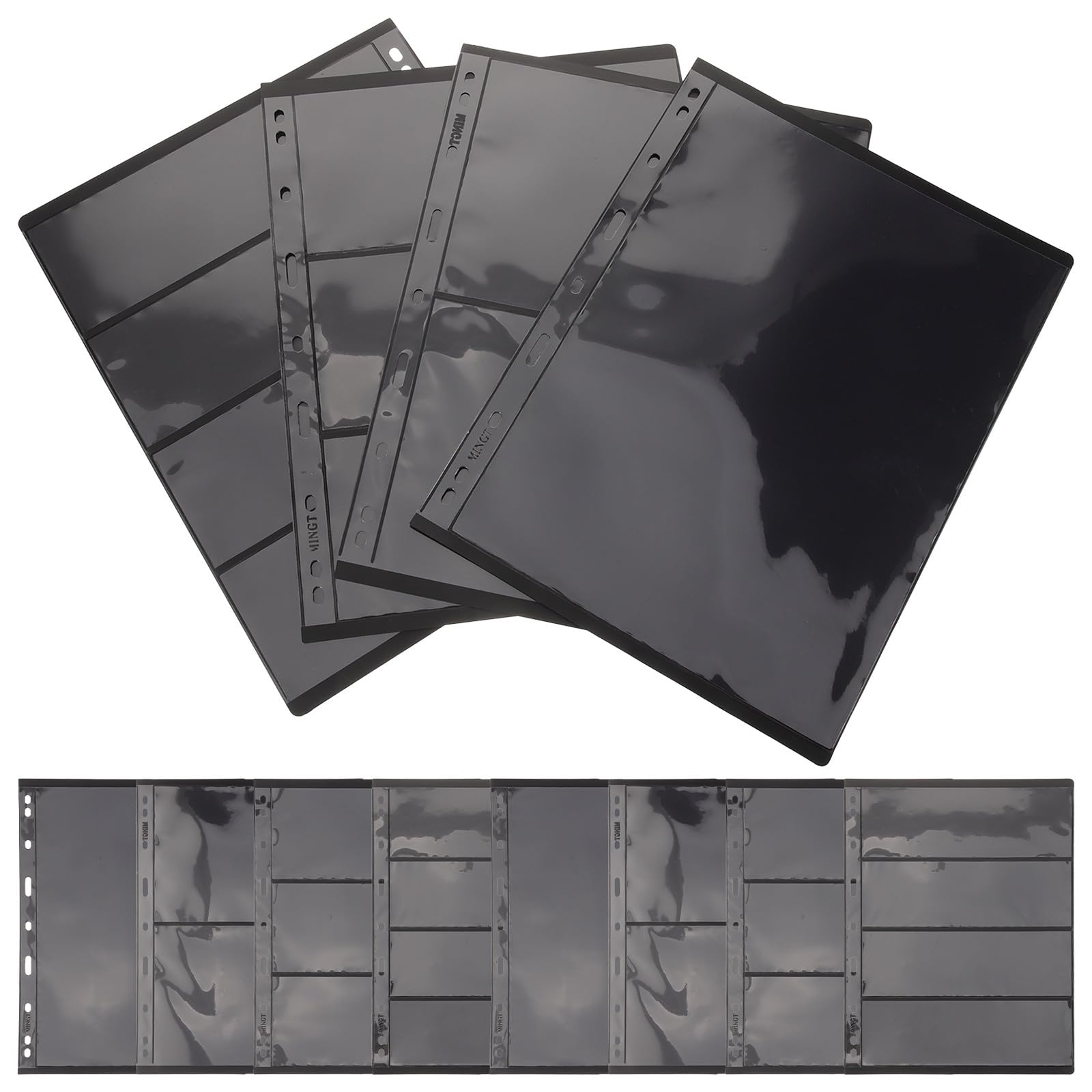 Porte-timbres réutilisable album de collection de timbres 20 pages durables