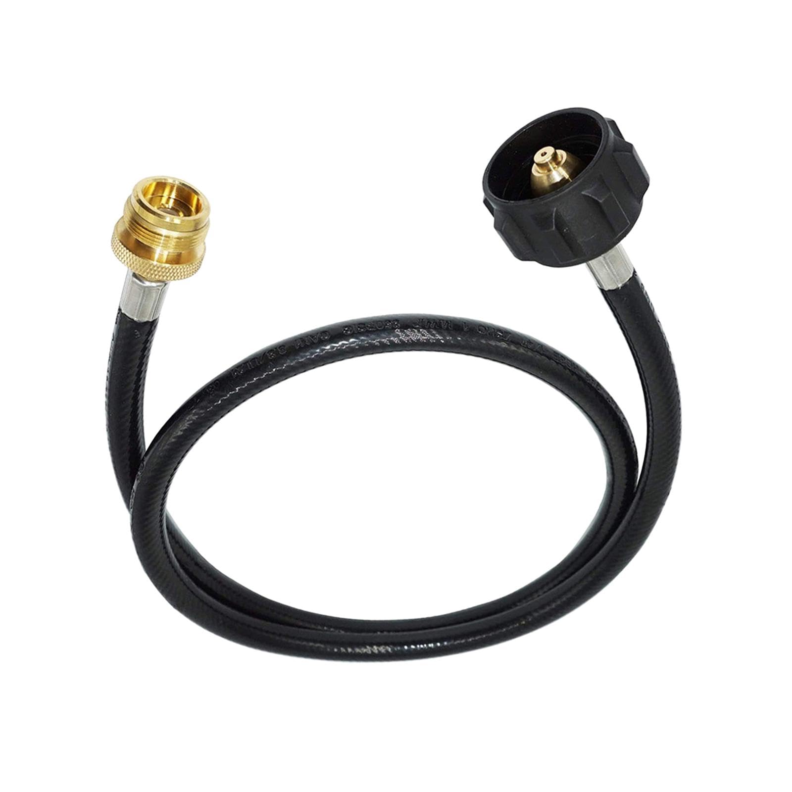 Blloocod Multicolor Propane Adapter Hose, Propane Refill Adapter For Flat Cylinder Tank, 1Lb Tank Coupler For Camping Bbq Gas Grill Burner- 4Ft
