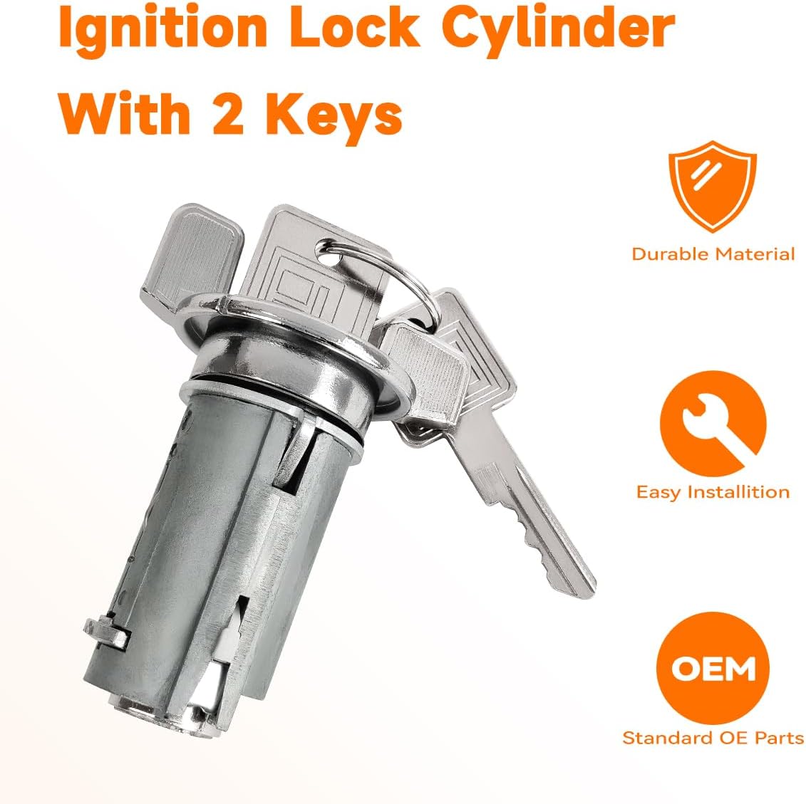 924-790 Ignition Lock Cylinder with Keys Compatible with 1978-1992 Chevy Malibu Camaro, 1978-1989 Cadillac Deville Eldorado, 1978-1996 Buick Century Regal, 1978-1992 GMC Jimmy C1500/C2500/C3500