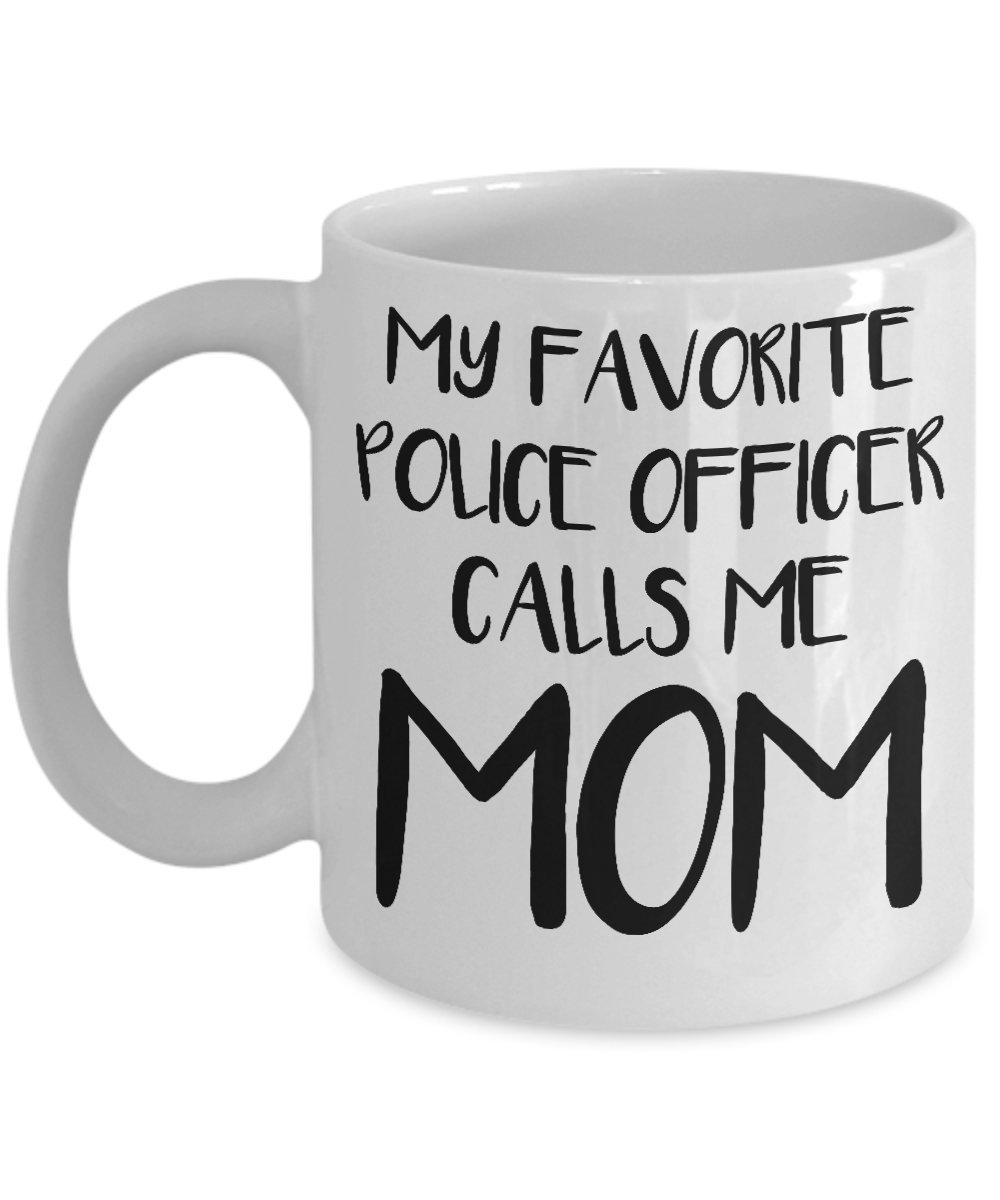 Valentine's Day Thoughtful Gifts for Police Moms — funny ceramic mug from ShopProudGifts