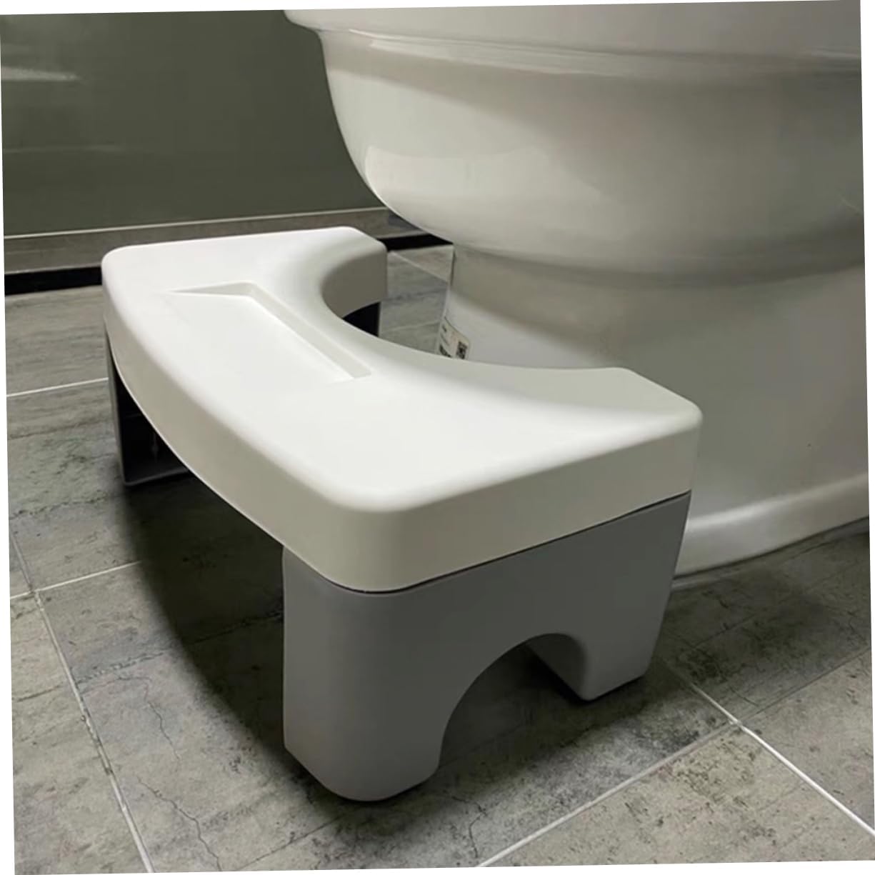 Cabilock Thicken Folding Toilet Stool for Boy Girl Practical Non-Slip Footstool for Bathroom Use Design for Potty Training and Comfortable Sitting