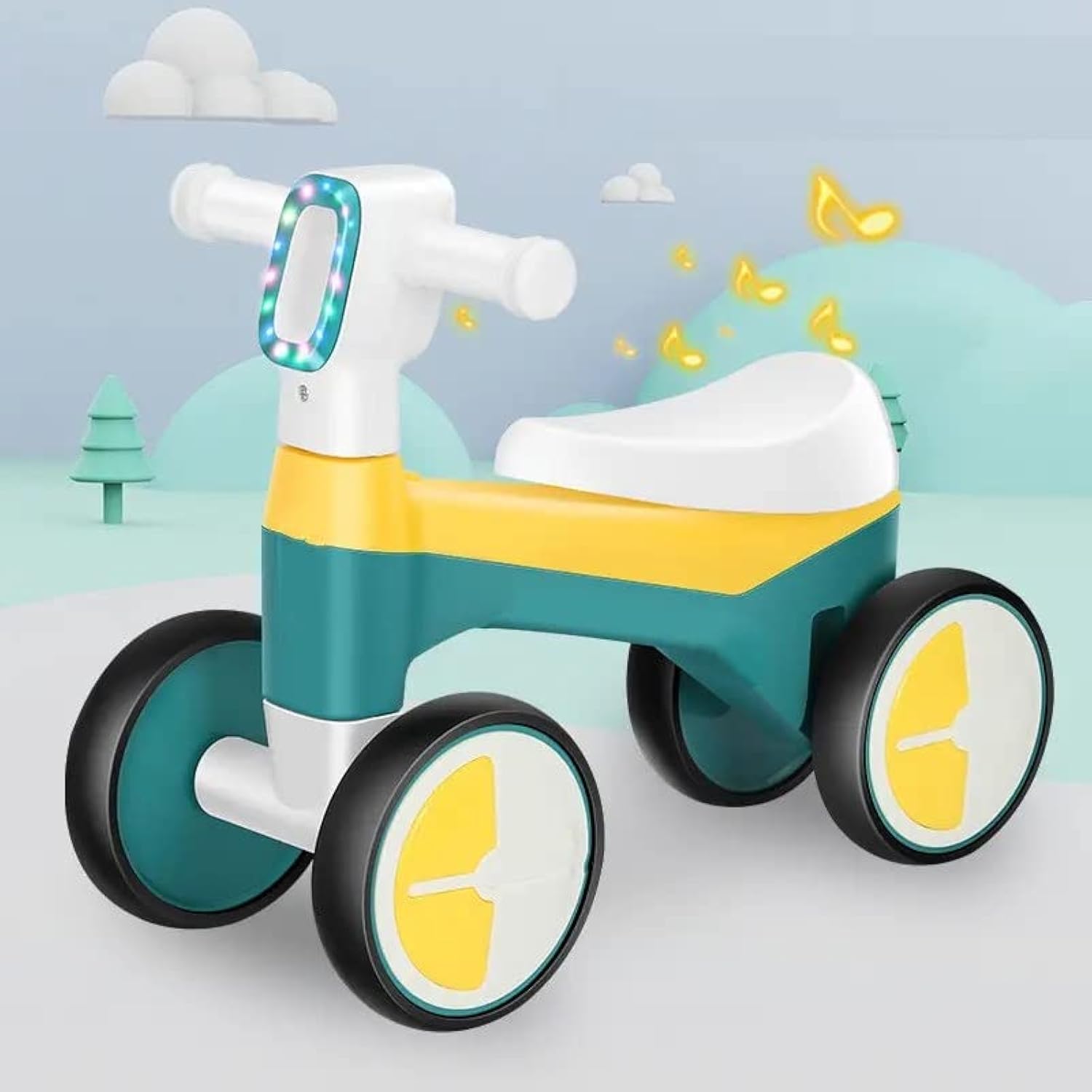 Neo Classic Kids Baby Balance Bike Baby Walker Sliding Ride On Car kids Cycle 003 (Green)