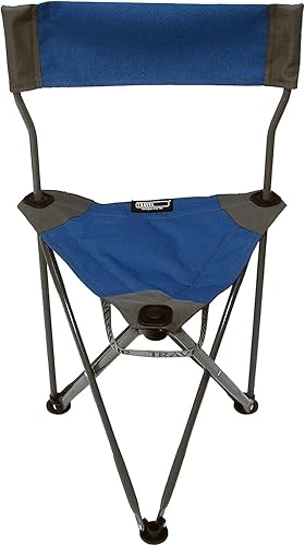 Miniatura 12 de Travel Chair Slacker Silla trípode para campamento, silla ligera, correa de transporte ajustable para un fácil transporte, patas de pato de gran