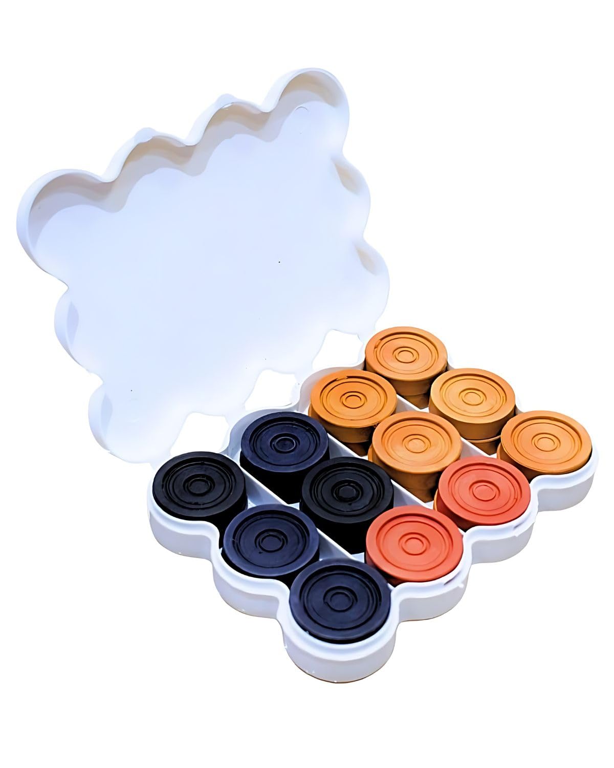 Fit City Wooden Look-Like Carrom Coins Set (24 Coins) with Box (B0DH3L5N9M) Amazon Price History, Amazon Price Tracker