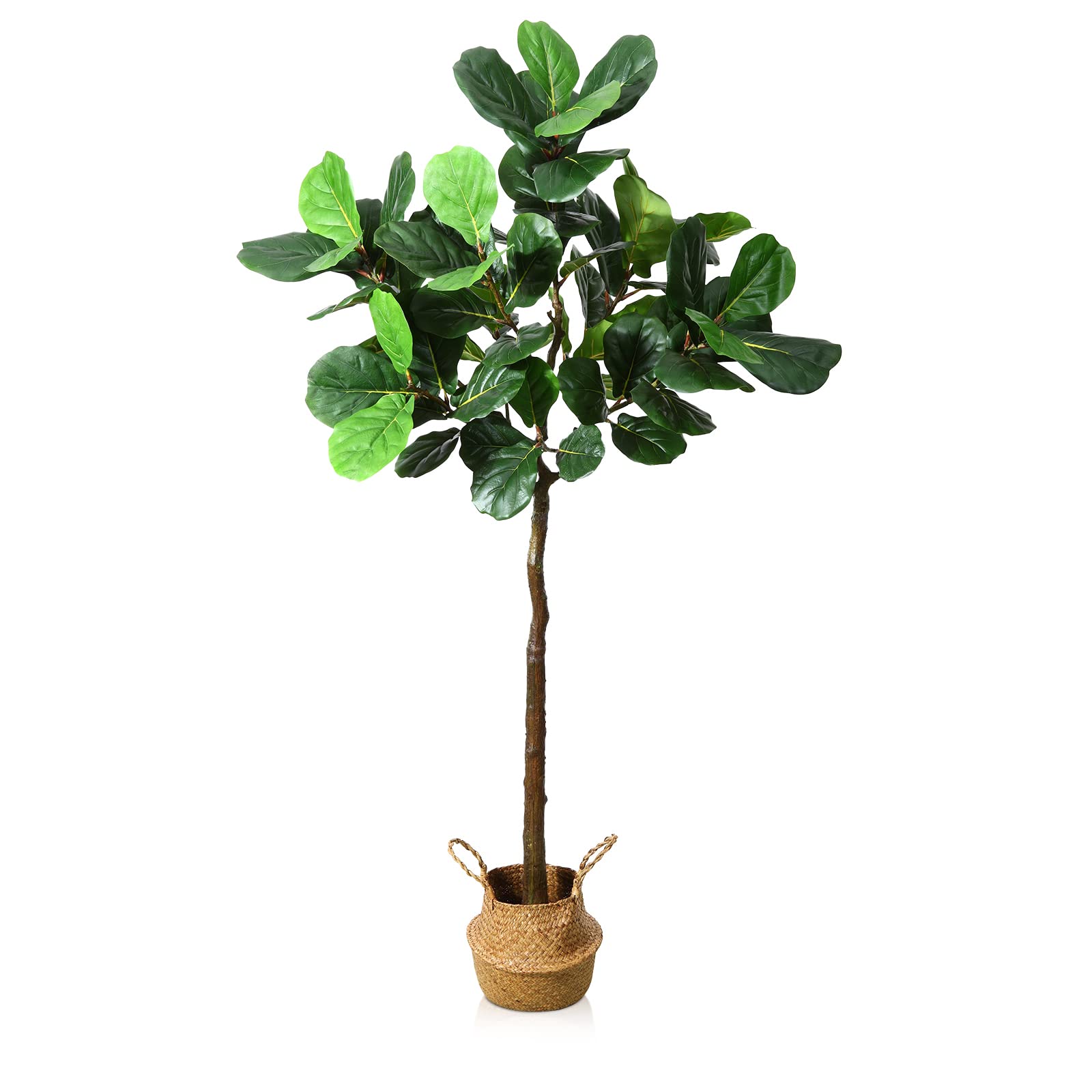 Buy SOGUYI Artificial Fiddle Leaf Fig Tree 7 Feet Tall Fake s 59 Leaves