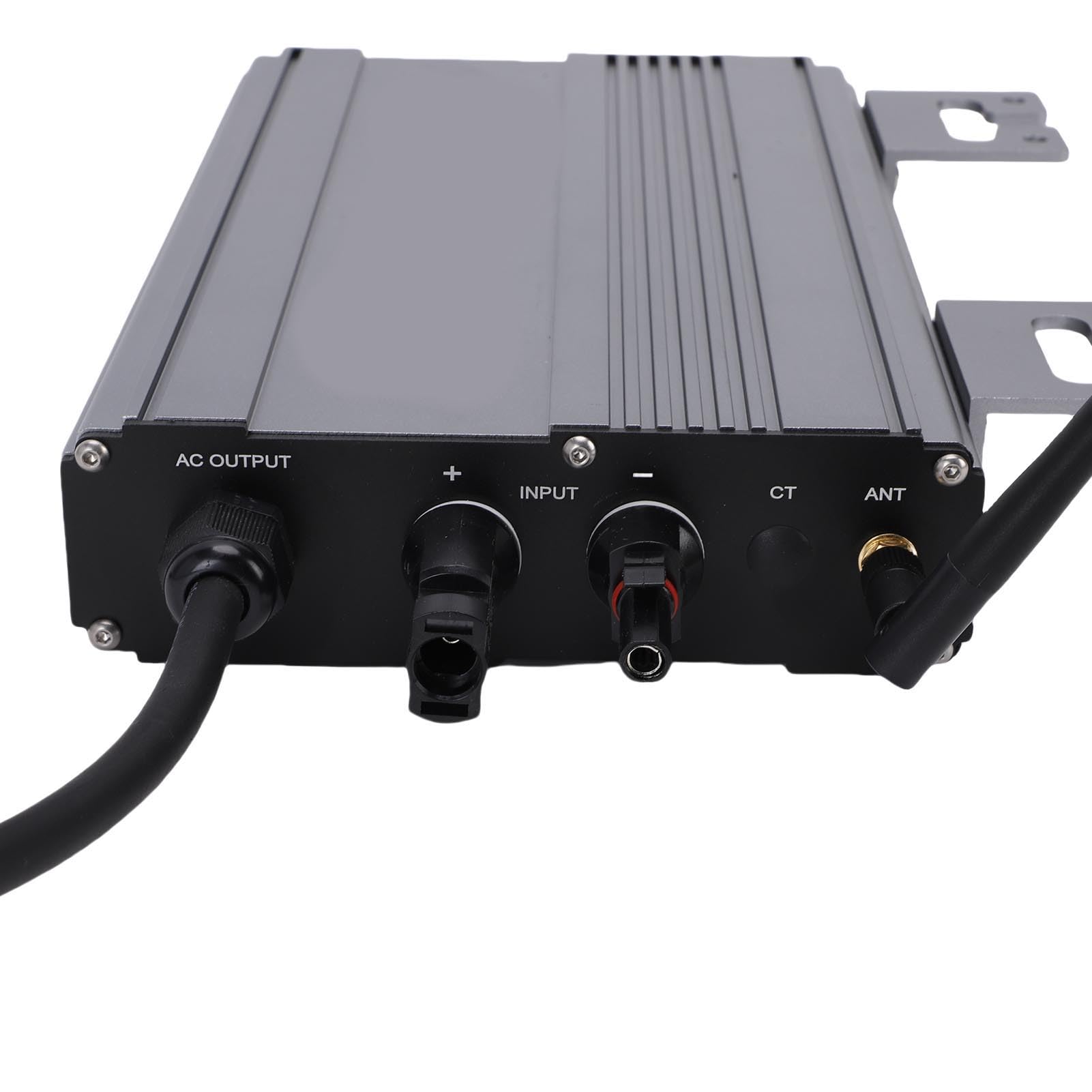 FILFEEL Inwerter Sieciowy – Falownik Fotowoltaiczny o Mocy 1000 W, Podłączony do Sieci Fotowoltaicznej, z Podwójnym MPPT, aluminiową obudową IP65, sprawnością śledzenia 99%, Wyjściem 180–265 V AC, do