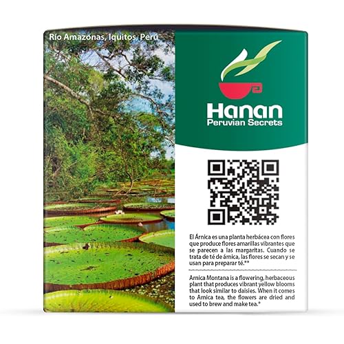 Miniatura 10 de Hanan Flor de Arnica 25 bolsas de té de hierbas de flor de árnica seca de Perú