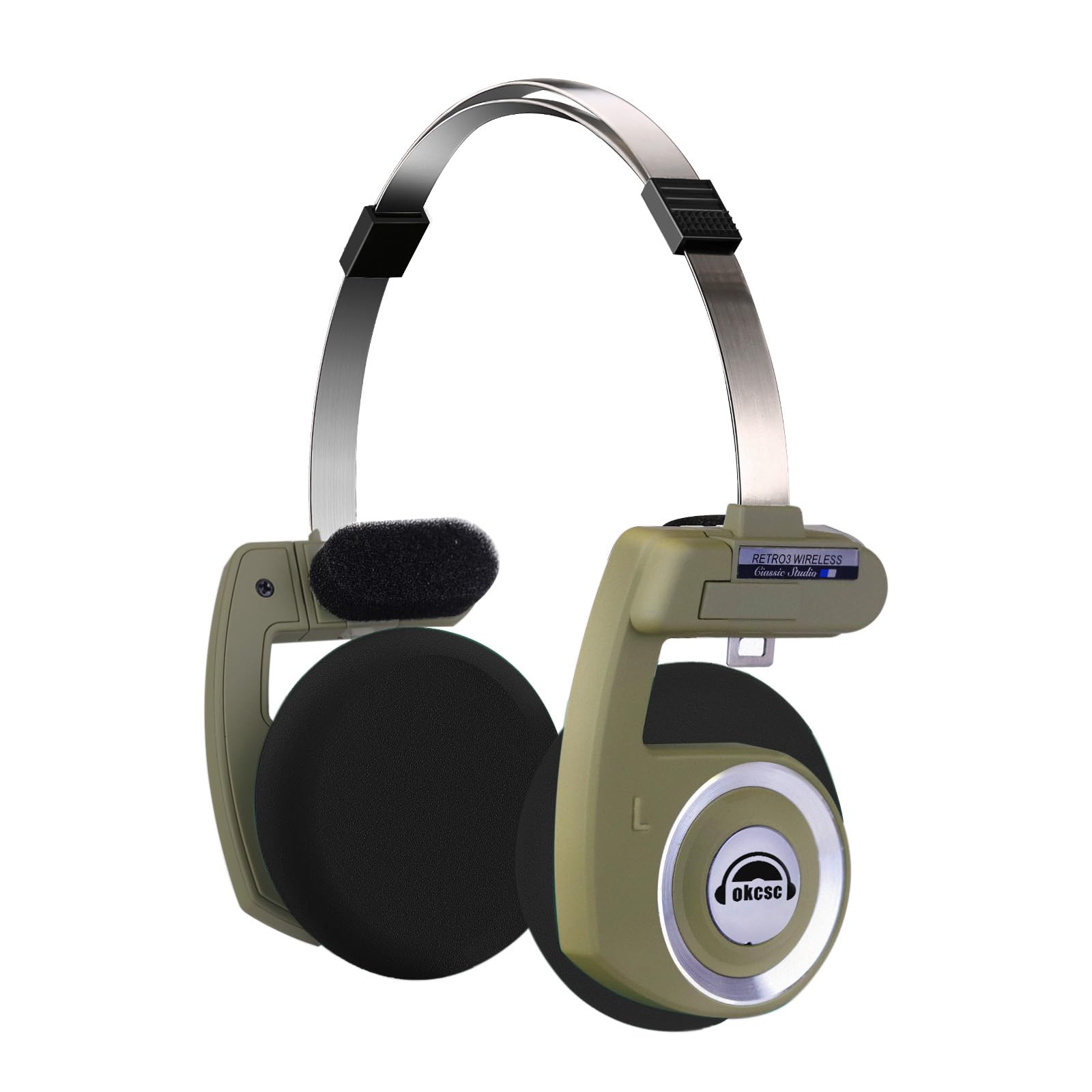 Amazon.com: okcsc Classic Portable Headphones, Retro Style