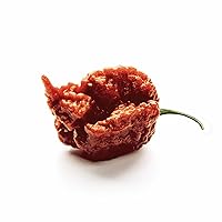 Vista 3 de Unpretentious Chiles secos enteros Carolina Reaper, chiles extremadamente picantes, salsa picante (50 unidades)