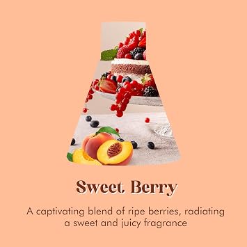 Azulfra Reed Diffuser Set 3.4 oz, Berry Scent Diffusers for Home