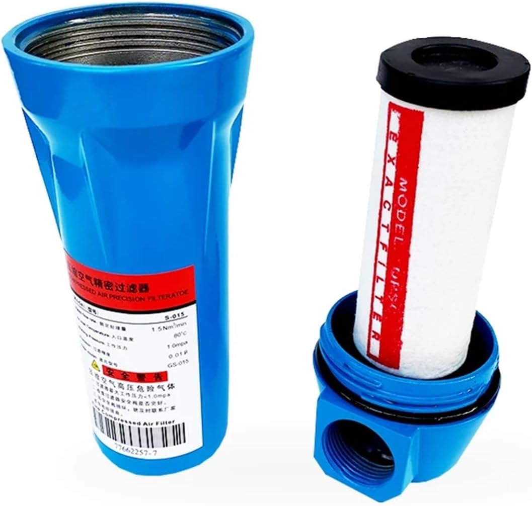 3/4" 1-1/2" Oil Water Separator 015/024/035 Q/P/S/C Compressor Accessories Compressed Air Precision Filter Dryer QPSC (Color : 015 Q)