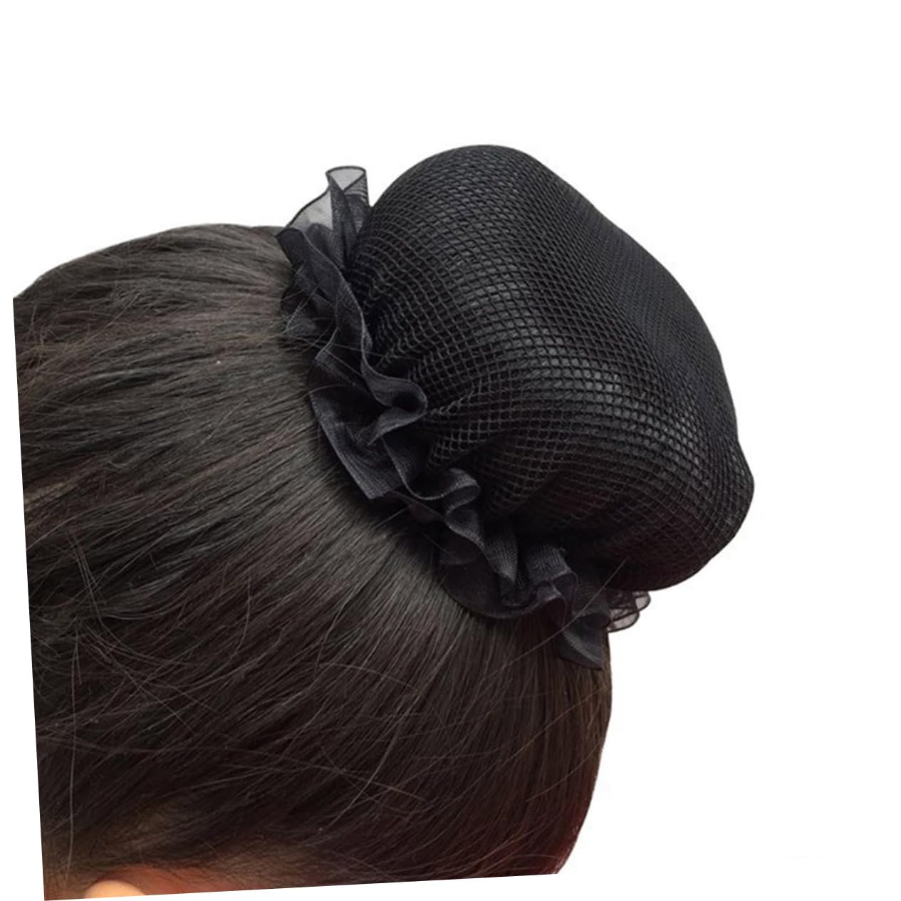 20PCS Lace Hair Snood for Ballet Dance Elastic Bun Cover Hair Net Invisible Design for Women Suitable for Performances and Dance Shows