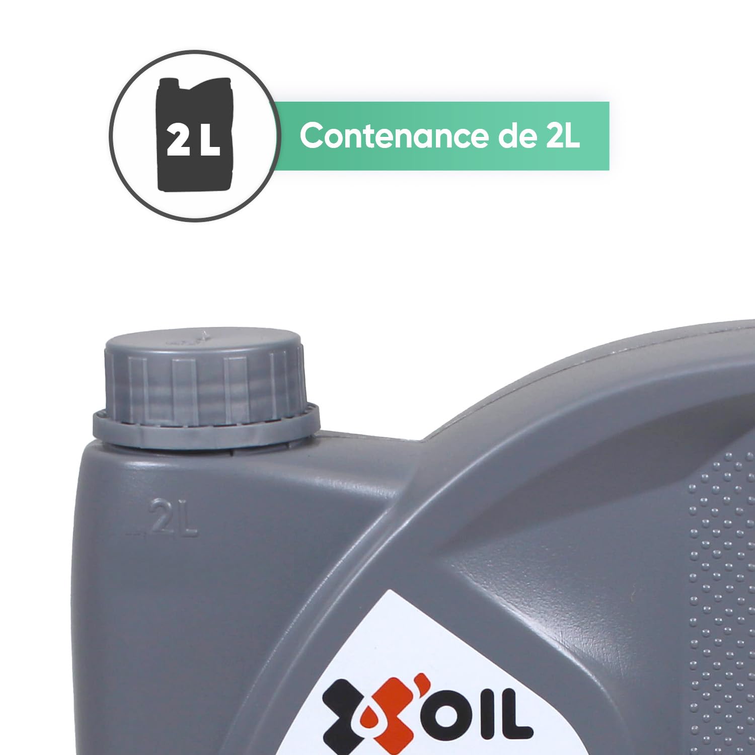 X'OIL - Huile 4T - SAE 30 API SJ/CD JASO MA - 2 Litres (L'emballage de l'article peut varier), Marron