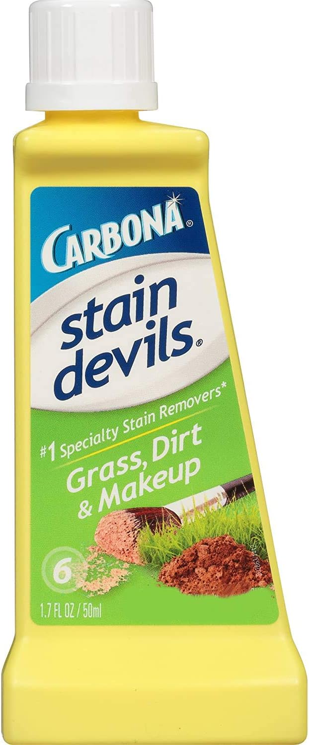 Carbona Safe and Effective Stain Devils Food Coloring Grass, Mud, Clay, Makeup & Dirt 1.7 fl oz (50 ml) - Multicolor