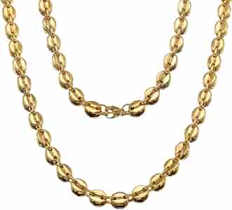Buy Jewelry Kingdom 1 Curb Link Chain Necklace for Men Women 7MM