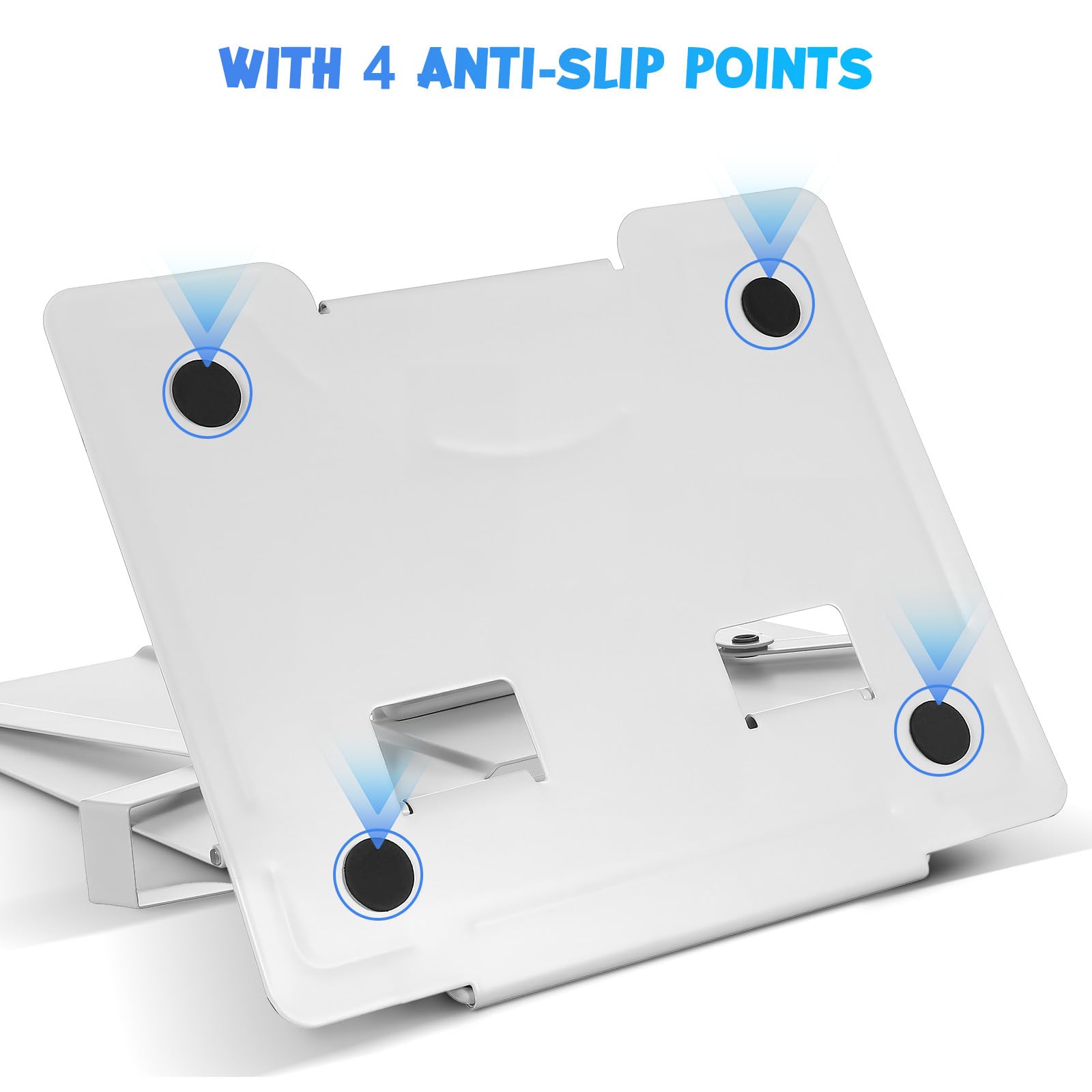 Support de Lecture Réglable pour Table Compact et Pliable Accessoire Polyvalent pour Tablettes et Manuels Support Portable et Gain de Place