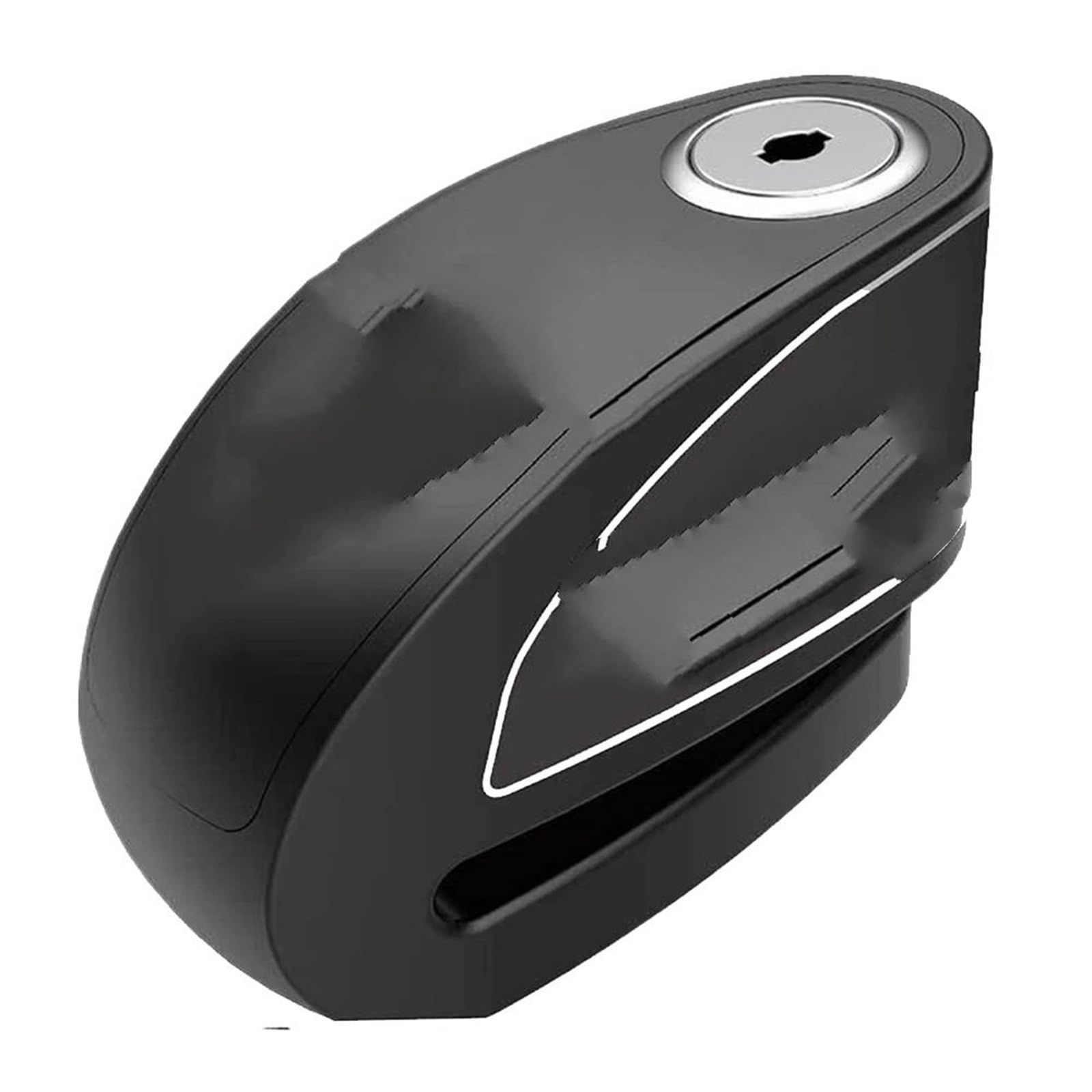 Poayuewr Dx26 Black Handlebar Lock,Brake Throttle Lock Waterproof Motorcycle Alarm Lock Bike Disc Warning 130Db Theft Brake Rotor Padlock Security