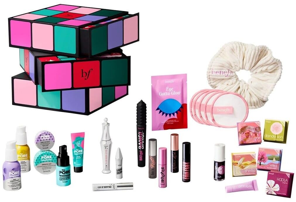 Benefit - Glam Cube Make Up & Cura - Calendario dell'Avvento 2025 Edizione Limitata