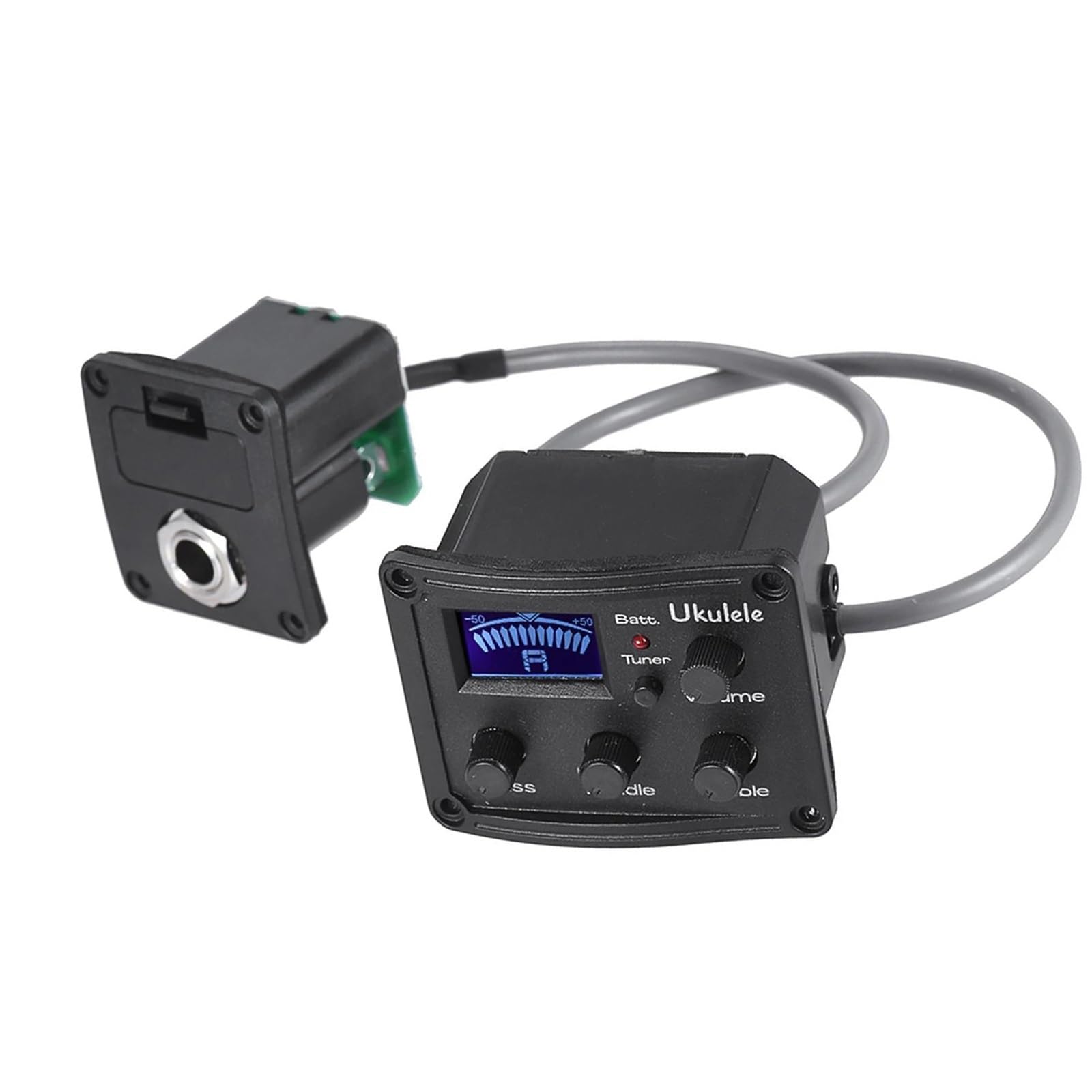 Standard Pickup Per Chitarra Ukulele Piezo Pickup Preamplificatore Equalizzatore A 3 Bande Accordatore Con Display LCD Pickup Accessori Professionali Per Chitarra