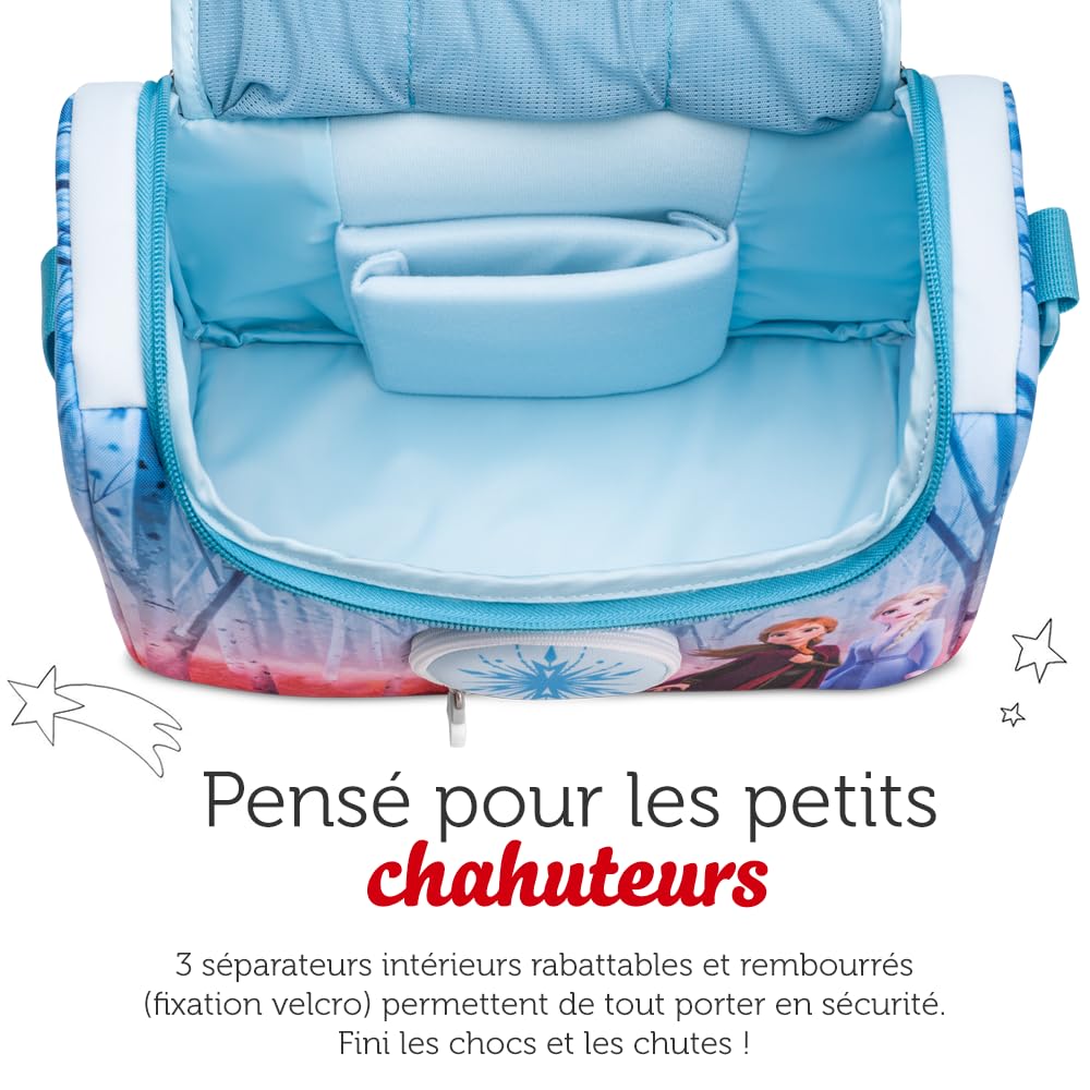 tonies Sac Bandoulière - La Reine des Neiges Sac de Transport pour Ranger la Toniebox, Le Casque Audio Chuchote, la Station de Recharge, et Jusqu’à 8 Figurines