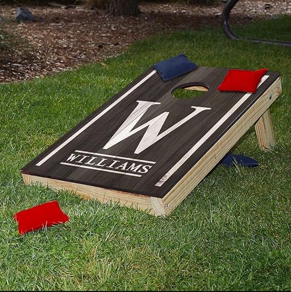 Custom Portable Cornhole Sets - Personalized Bean Bag Toss Game Set for Outdoor Lovers