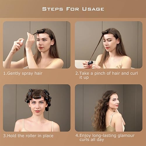 Miniatura 4 de 36 rodillos de esponja de espuma, rizadores de pelo suaves para dormir, rizadores de pelo flexibles, rizadores de esponja para peinar el cabello