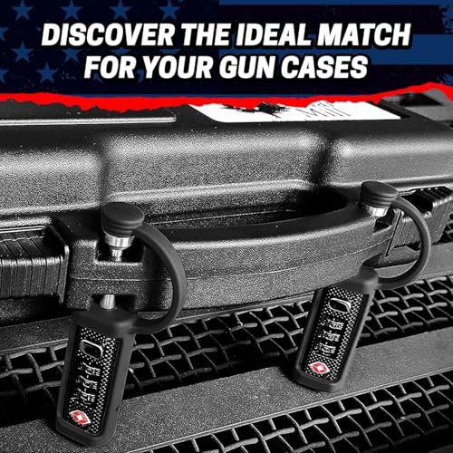 Image of Cedar Mill Fine Firearms TSA Approved Cut-Resistant MonoShaft Gun Case Locks