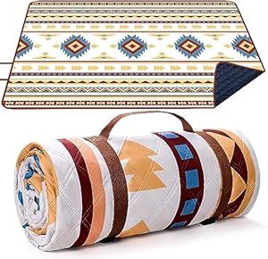 LARUTAN Outdoor Picknickdecke 200x200cm Beige