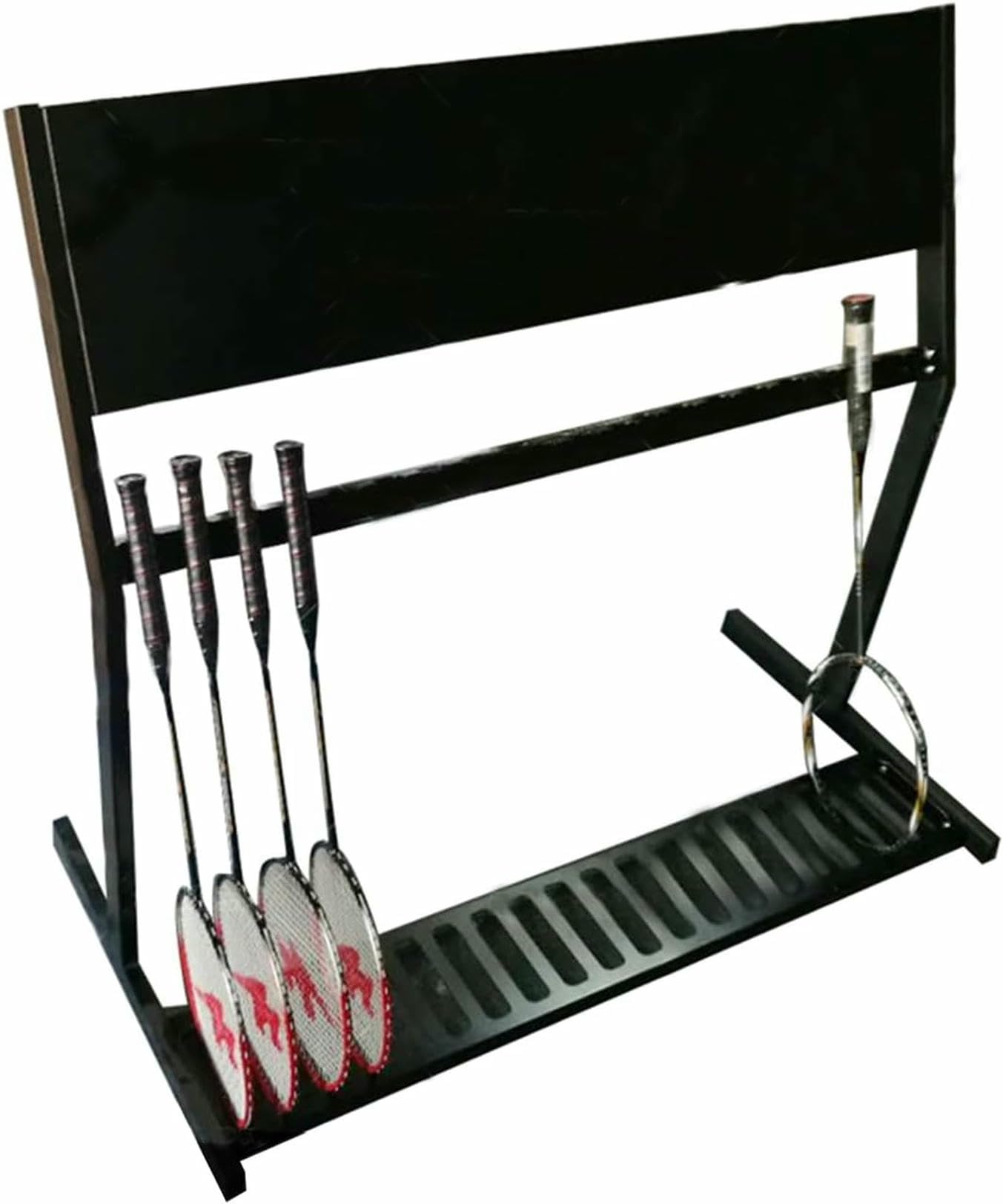 Support de rangement pour raquettes de tennis et matériel de badminton pour gymnase et club