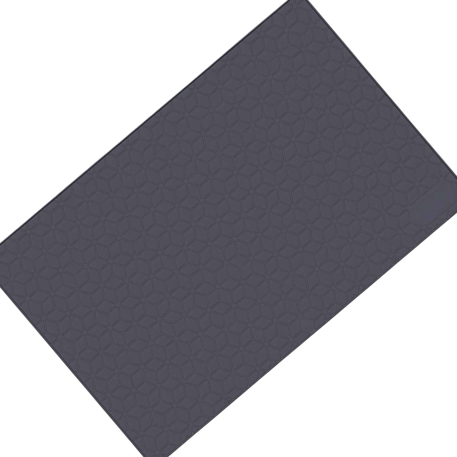 APGLSXY Premium Silicone Cabinet Liner Slip Resistant Waterproof Shelf Mat for Kitchen Bathroom Countertop Featuring Geometric Drainage Design Spill Safe Counter Protector