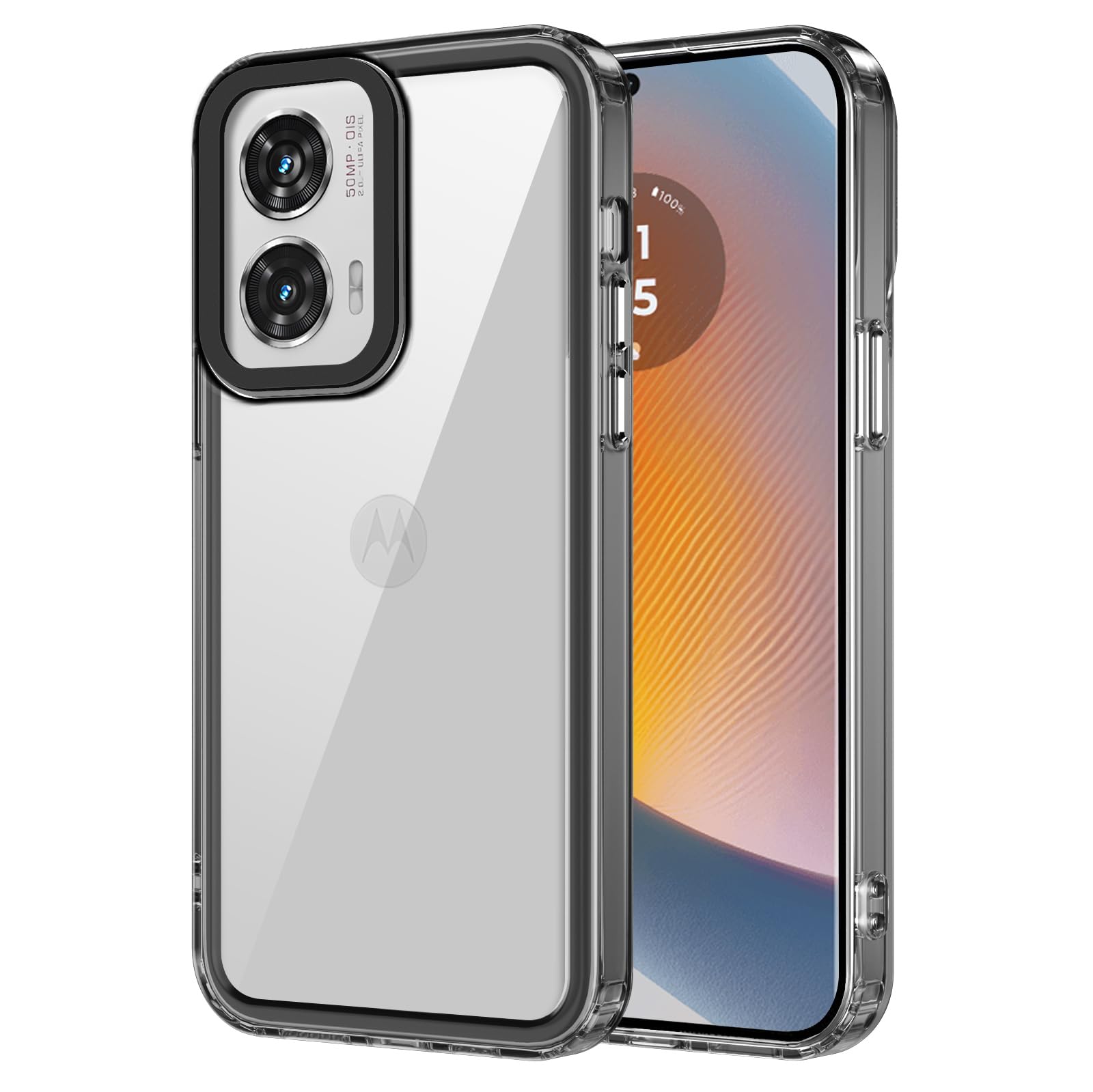 ZOBRIX Back Case Cover Compatible For Motorola Edge 50 Fusion Back Case Cover|360 Degree Protection|Camera Protection|(Tpu + Pc) (Smoke),Transparent (B0D6BFHCL4) Amazon Price History, Amazon Price Tracker