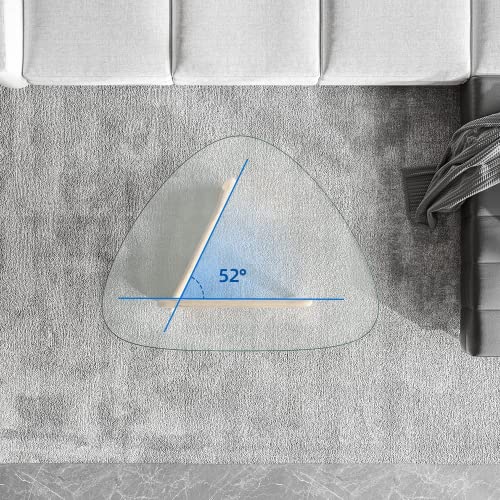 Rimdoc A001007-WD-KD Noguchi Table Triangle Glass Coffee Table Vintage Glass End Table thumb #6
