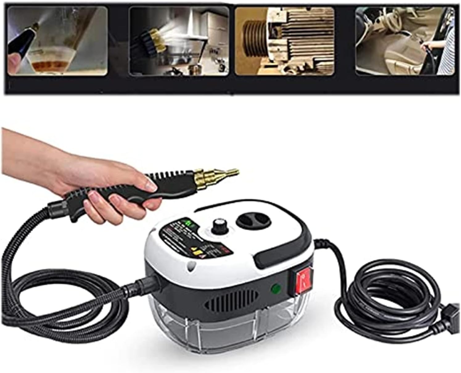 High Pressure Steam Cleaner,Portable High Pressure Steam Cleaner 2500W Home Cleaning Car Sofa Carpet Home Office Room Kitchen Tools