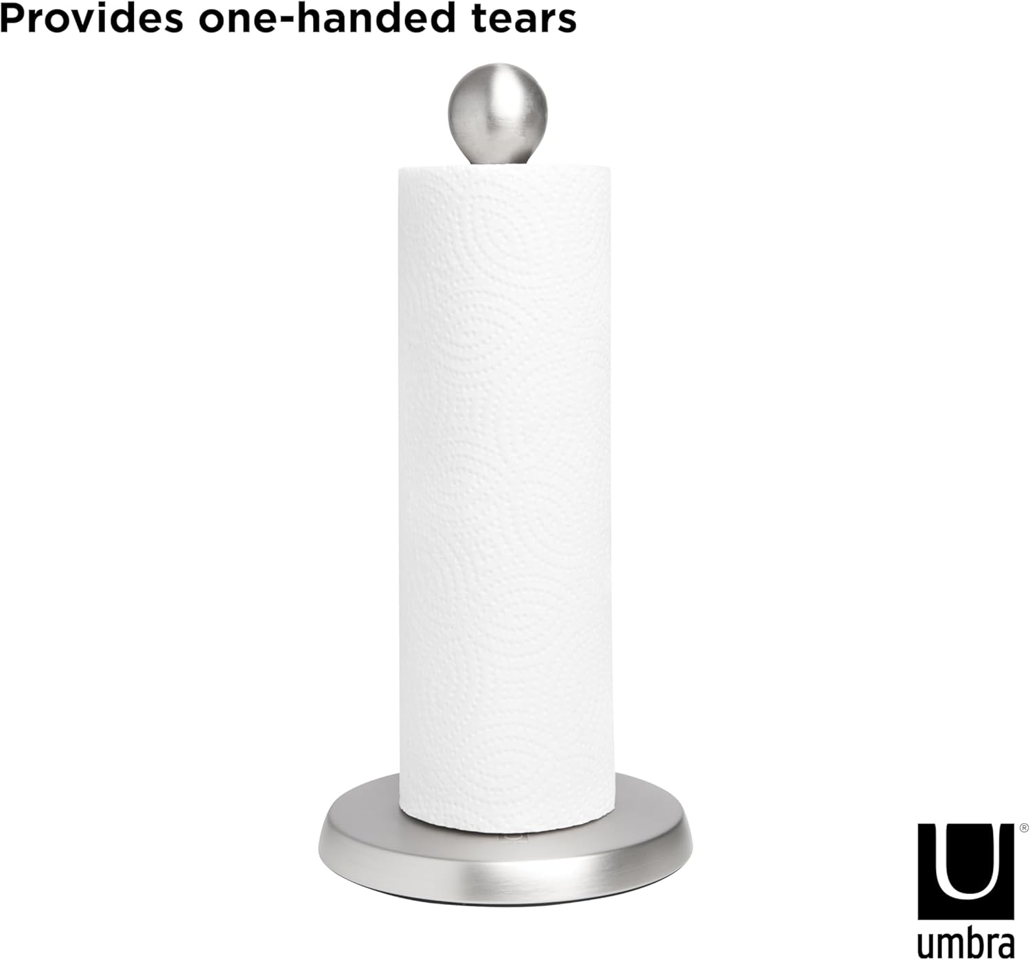 Umbra Teardrop Paper Towel Holder, Nickel