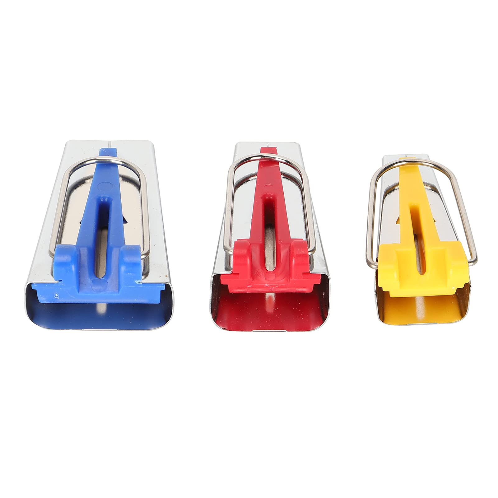Bias Tape Maker, Bias Tape Maker Set 3Pcs Tape Maker Stainless Steel Bias Hemming Sewing Quilting Tools DIY Patch Work Supplies Fabric Tube Maker for Fabric Sewing and Quilting